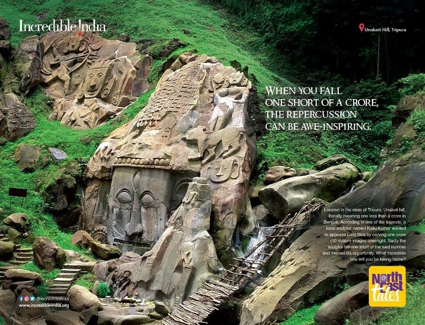 North-East Tales campaign — Unakoti Hill, Tripura