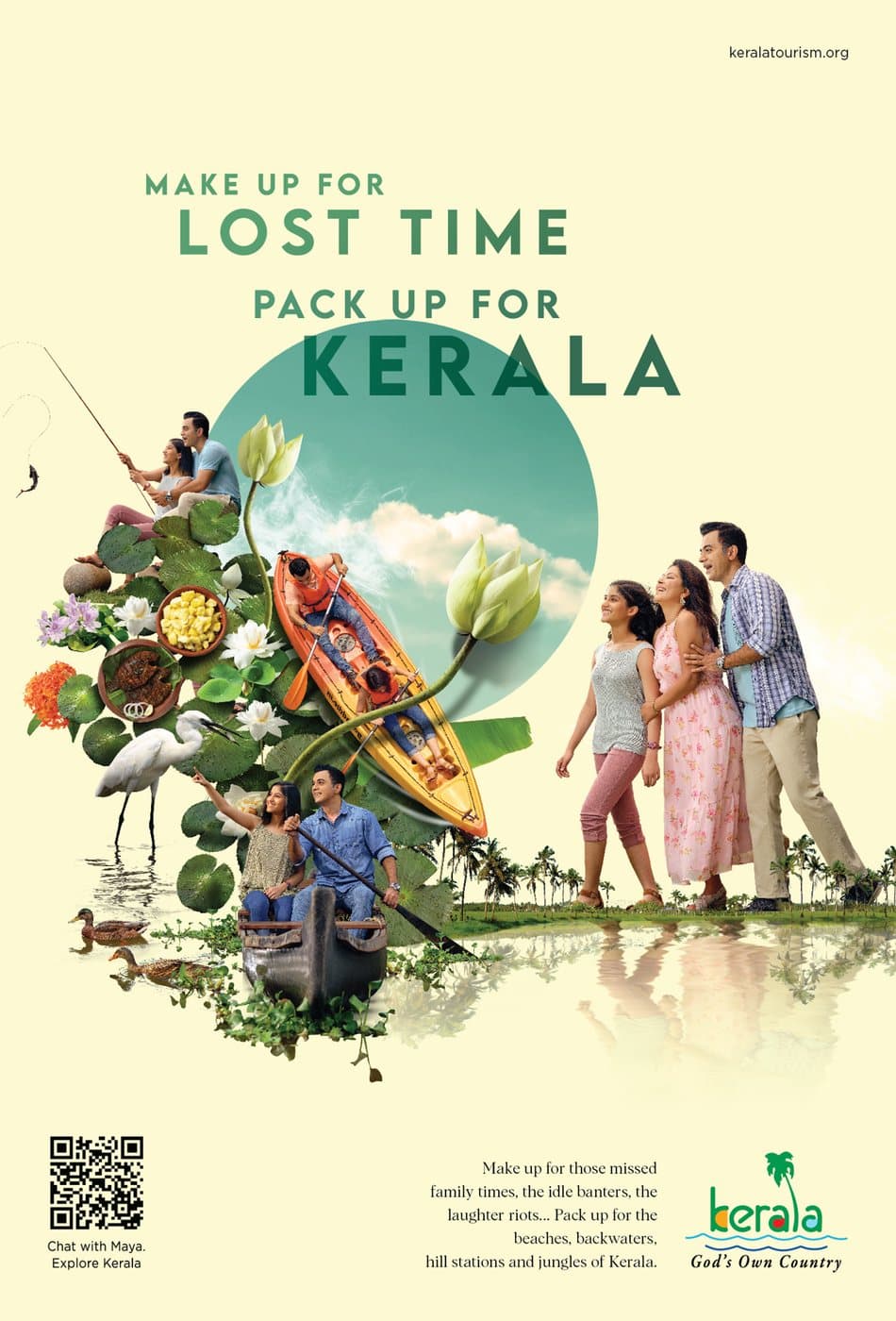 Pack Up for Kerala campaign key visual
